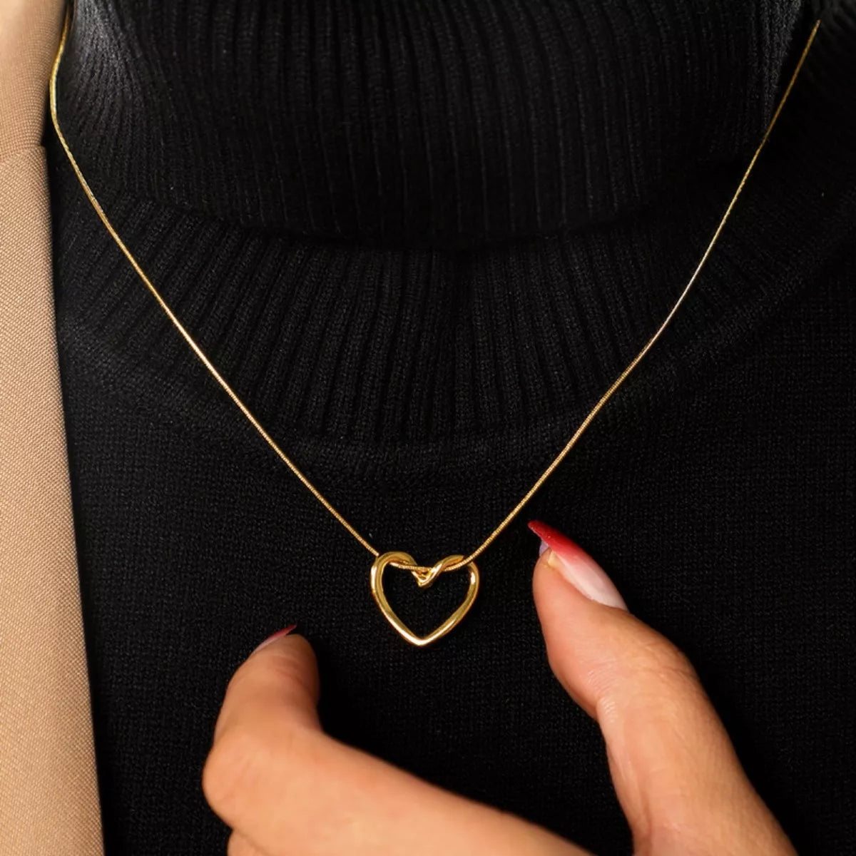 Stainless Steel Heart Necklace