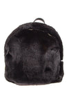 Two Tone Furry Backpack for Women