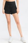 Elastic Waistband Yoga Shorts