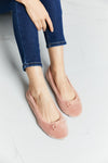 Forever Link Bow Detail Sherpa Flats