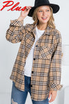 Plaid Boyfriend Fit Button Down Shirt