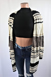 Striped Knit Cardigan