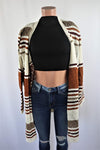 Striped Knit Cardigan