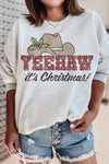 YEEHAW IT'S CHRISTMAS Graphic Sweatshirt