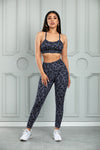 Leopard Sports Bra and Leggings Set