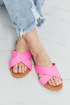 WILD DIVA Crisscross Slippers