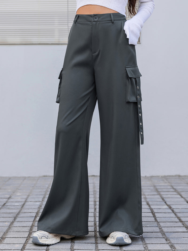 Wide Leg Cargo Pants