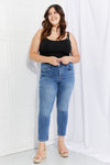 Lovervet Talk About It Full Size Cropped Jeans