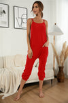 Patch Pocket Cami Jumpsuit